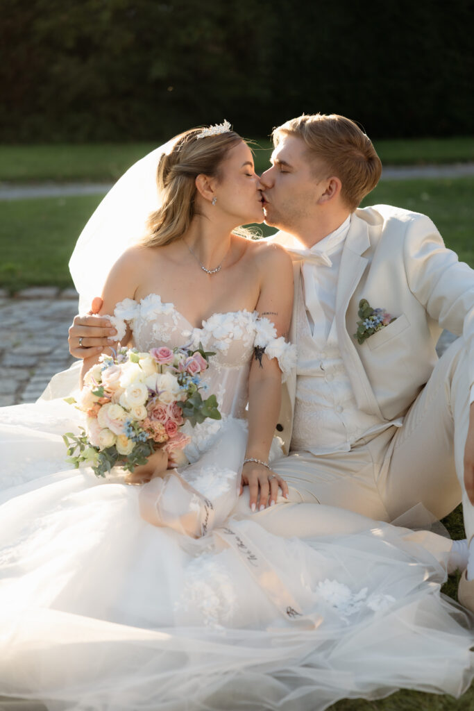 Hochzeitskonzept für Schlosshochzeit, Heirat bei Nürnberg in Süddeutschland